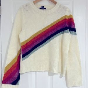 Forever 21 rainbow sweater